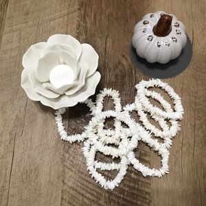 2 Handmade puka shell bracelets